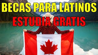 🔴BECAS PARA LATINOS ESTUDIA GRATIS EN CANADA shorts [upl. by Eillen]