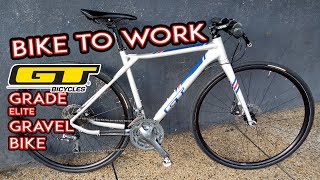 GTGRADE GRAVELBIKE BIKE TO WORK WITH GT GRADE GRAVEL BIKE [upl. by Heiner]