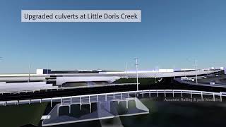 Ipswich Motorway Upgrade fly over Little Doris Creek Oxley [upl. by Tate]