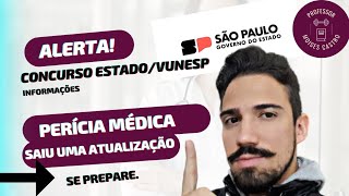 Concurso do Estado SP de professores PEB 2 Saiu uma atualização na perícia médica [upl. by Baecher]