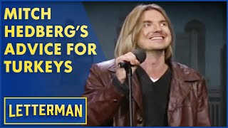 Mitch Hedberg on Turkeys Tennis and Turtlenecks  Letterman [upl. by Turrell763]