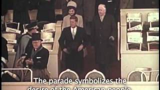 Historic Footage JFK Inauguration 1961 [upl. by Assirak300]