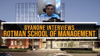 Rotman MBA Admissions  Rotman Scholarships  Interview with Rotman MBA Admissions Director [upl. by Lenard]