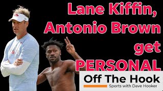 Lane Kiffin Antonio Brown engage in EMBARRASSING Twitter war [upl. by Ynahpets619]