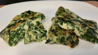 OMELETTE SPINACI E FORMAGGIO FILANTE buonissimo e super filante [upl. by Parrish]