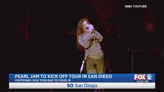 Pearl Jam To Kick Off Tour In San Diego [upl. by Rogerson891]