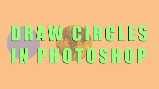 How to draw Filled and Unfilled Circles In Photoshop tutorial photoshop [upl. by Hajile80]