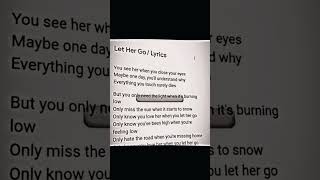 Let Her Go  Lyrics lethergo passenger lyrics music [upl. by Crow]