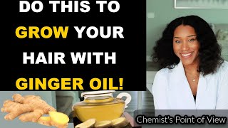 3 EASY WAYS TO USE GINGER OIL FOR HAIR GROWTH [upl. by Shuman]