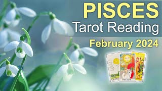 PISCES TAROT quotSUCCESS COMES IN ON THE HEELS OF DISAPPOINTMENT REFLECTION TIME IN ❤️quot February 2024 [upl. by Litton]