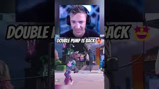 Double pump is back fortni fortnite foryou fortnitemontage fotniteclips gaming [upl. by Oicneserc]