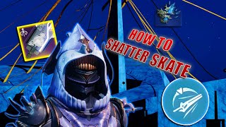 Destiny 2  How to Hunter Shatter Skate on Controller Fast Tutorial [upl. by Cottrell]