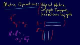 3114Linear Algebra Matrix Adjoint Operator [upl. by Blodget]