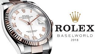 Rolex Datejust 36 The MOST Important Rolex of All Baselworld 2018 NOT the Pepsi Jubilee Bracelet [upl. by Nora]