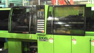 1993 Engel model ES 30090TL plastic injection molding machine for sale at Hunter Plastics Inc [upl. by Aisercal]