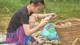 Timelapse Single mother Bitten by snake  Drowning  Stranger helps [upl. by Yntrok]