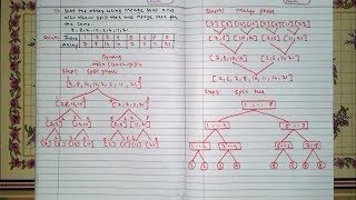 Merge Sort Hindi  DAA  Example 2 [upl. by Sikes]