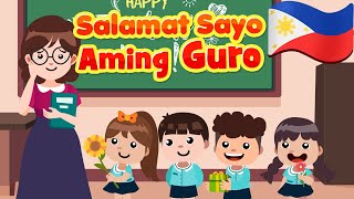 Salamat Sayo Aming Guro  Flexy Bear Original Awiting Pambata Nursery Rhymes [upl. by Slrahc]