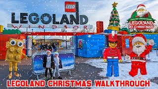 Legoland at Christmas Full Walkthrough Dec 2022 4K [upl. by Petula28]