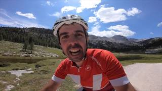 Dolomites cycling gravel on the Fanes Natural Park loop [upl. by Atikal]