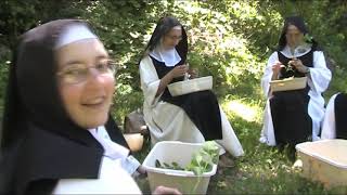 10 février fête de Ste Scolastique sœur jumelle de st Benoit rencontrer Dieu à lAbbaye de Rieunette [upl. by Aynad]