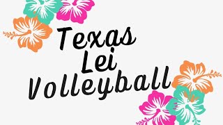 Texas Lei Volleyball 6ft amp Under Semi Finals  Gold Diggers Vs Don’t Drop Your Hands [upl. by Akirret]