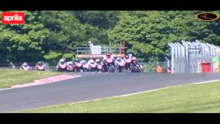 ThundersportGB Oulton Park Aprilia RRV 450GP [upl. by Ellesirg298]