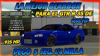 LA MEJOR GEARBOX PARÁ NISSAN SKYLINE R 34 1695HP 2023  star speed [upl. by Jodoin]