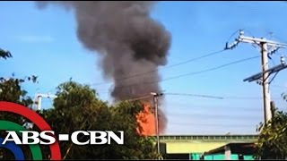 Shopkeeper hurt as 30 LPG tanks explode in Parañaque [upl. by Donnie]