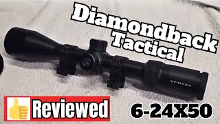 Vortex Diamondback Tactical 624x50 MOA Review [upl. by Mikkanen]