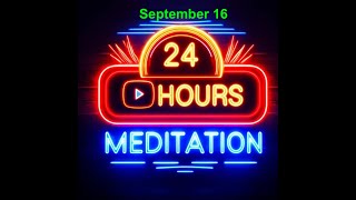 TwentyFour Hours A Day Book– September 16  Daily Reading  AA  Serenity Prayer amp Meditation [upl. by Corron]