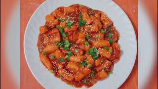 Rice cake recipe Korean Spicy Rice Cake tteokbokki rice cake recipe  Easy spicy rice recipe [upl. by Hansen]