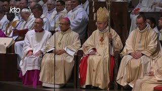 Messe dinstallation de Mgr Delannoy archevêque de Strasbourg [upl. by Eidok]