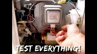 Microwave Oven Troubleshooting in MINUTES  STEP BY STEP [upl. by Vidal]