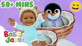 BabyJakeofficial  🐧🩵 Adventures with Pengy Quinn 🩵🐧  50 MINS  Yacki Yacki Yoggi [upl. by Bridie]