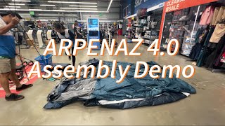 Camping Essentials Arpenaz 40 Tent  ASSEMBLY DEMO  2024 [upl. by Yasdnil]