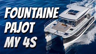 Fountaine Pajot MY 4S Catamaran 2023  The 250HP Power Catamaran From Fountaine Pajot [upl. by Schuman]