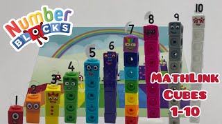 Unboxing Building Numberblocks mathlink cubes 110 [upl. by Nohcim]