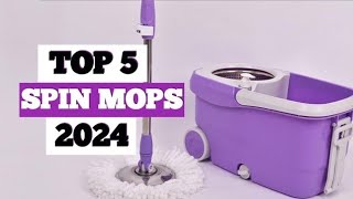 TOP 5  BEST SPIN MOPS IN 2024🔥🔥🔥 [upl. by Reilamag]