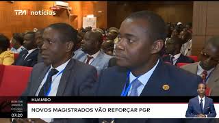 Huambo  Novos magistrados vão reforçar PGR [upl. by Ferdinand]