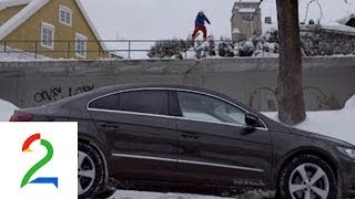 Anders Backe hjelper Jan Erik Larssen å teste Mercedes CLA Audi AF og Volkswagen CC [upl. by Annor88]