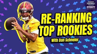 Rooks on the Rise  Reranking the top 24 rookies for dynasty with Dan Schneier [upl. by Stromberg]