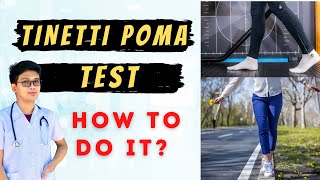 POMA  TINETTI BALANCE TEST  Performance Oriented Mobility Assessment [upl. by Bridge]