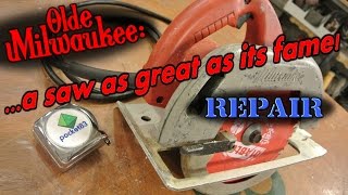 Breakdown and repair of the Milwaukee circular saw [upl. by Ottie]