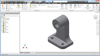 Inventor Tutorial with Isometric Sketches – Intermediate part 16 of 20 [upl. by Mackenzie]