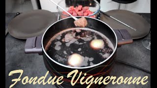 Recette  Comment réaliser une Fondue Vigneronne [upl. by Ihpen]