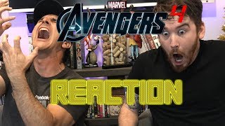 Avengers 4 Endgame  Official Trailer  Reaction [upl. by Leggett]