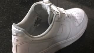 how to get rid of the creases on Nike Air Force 1  TUTORIAL [upl. by Dewhurst431]