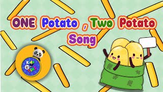 One Potato Two Potatoes Challenge Goes Viral  Can You Do It Kidstime  Super Simple Songs [upl. by Rutan592]