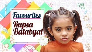 My Favourites With Rupsa Batabyal  Super Dancer Chapter 3 Winner  Telly Reporter Exclusive [upl. by Yespmed]